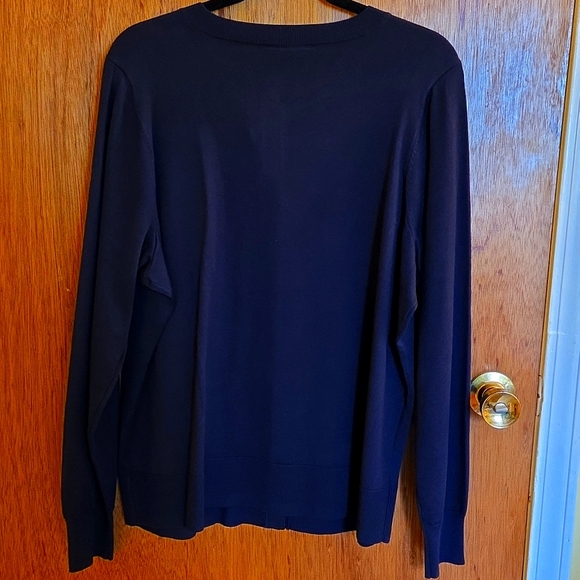 Lane Bryant Navy Blue Womens Cardigan - Size 18/20 - Picture 4 of 8